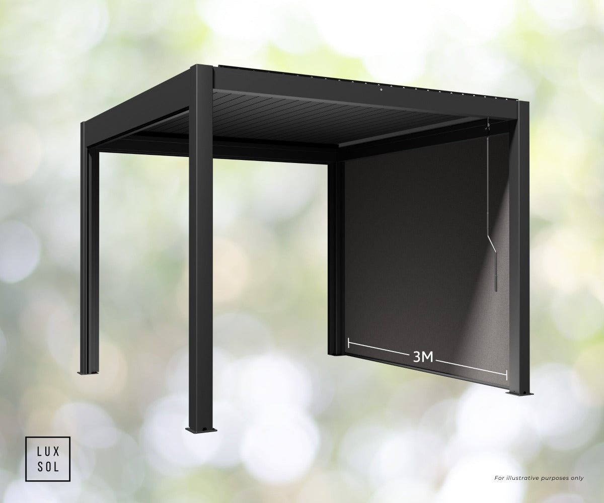 Pergola Side Screen - 3m - LX01 - LuxSol Living - Accessories
