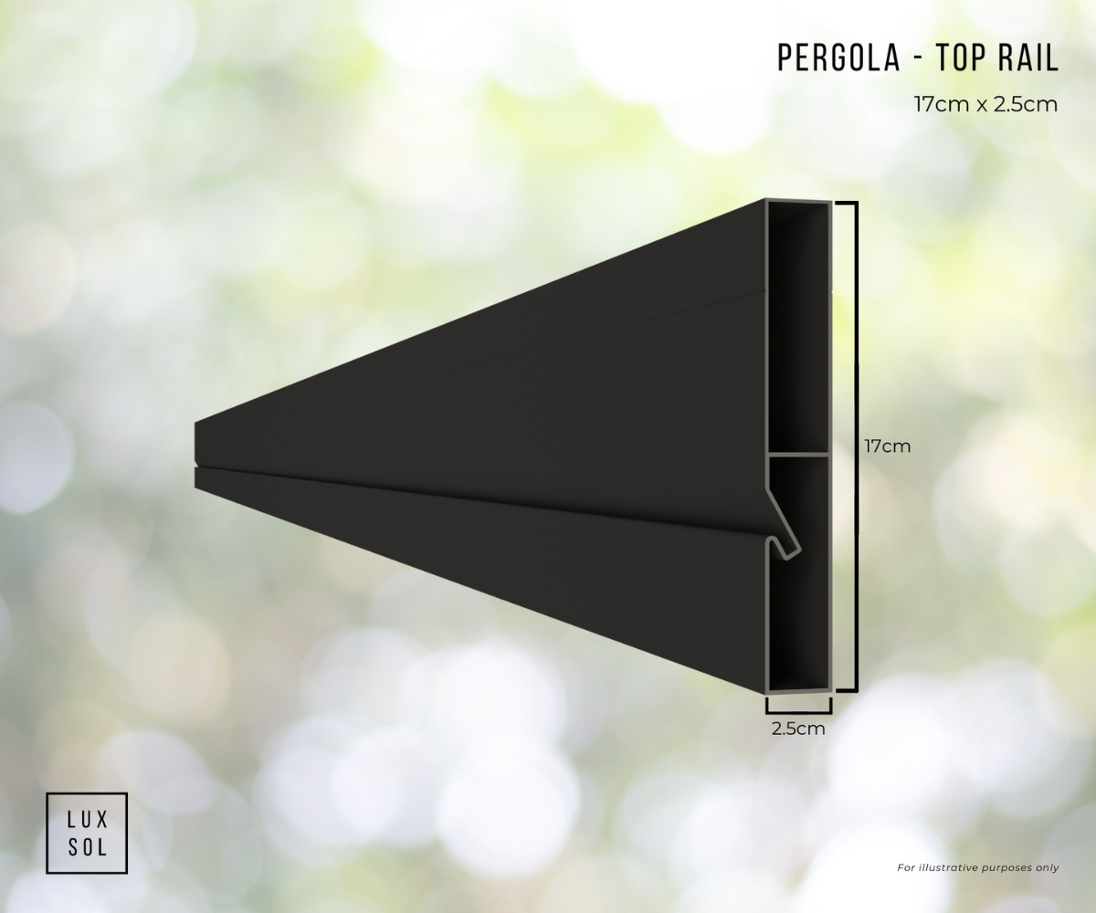 LuxSol Aura Pergola 3m x 3m - Manual Control