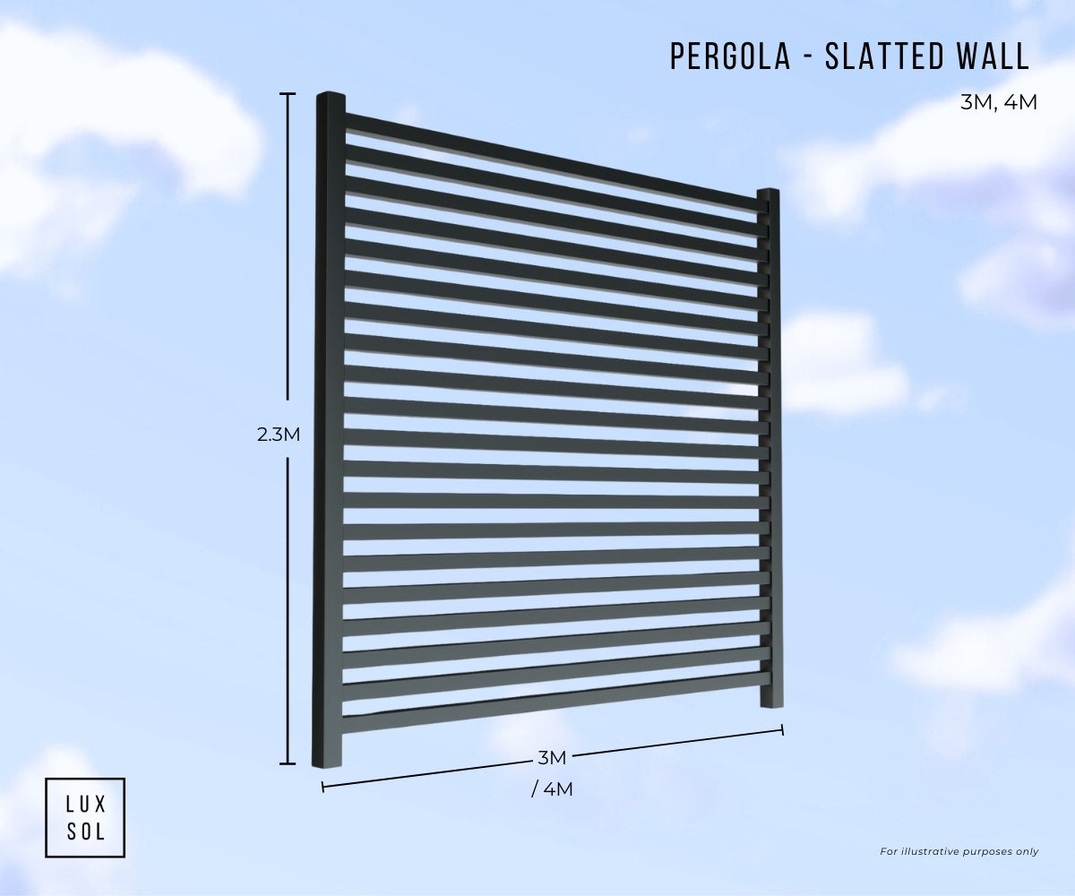 Slatted Wall - 3m