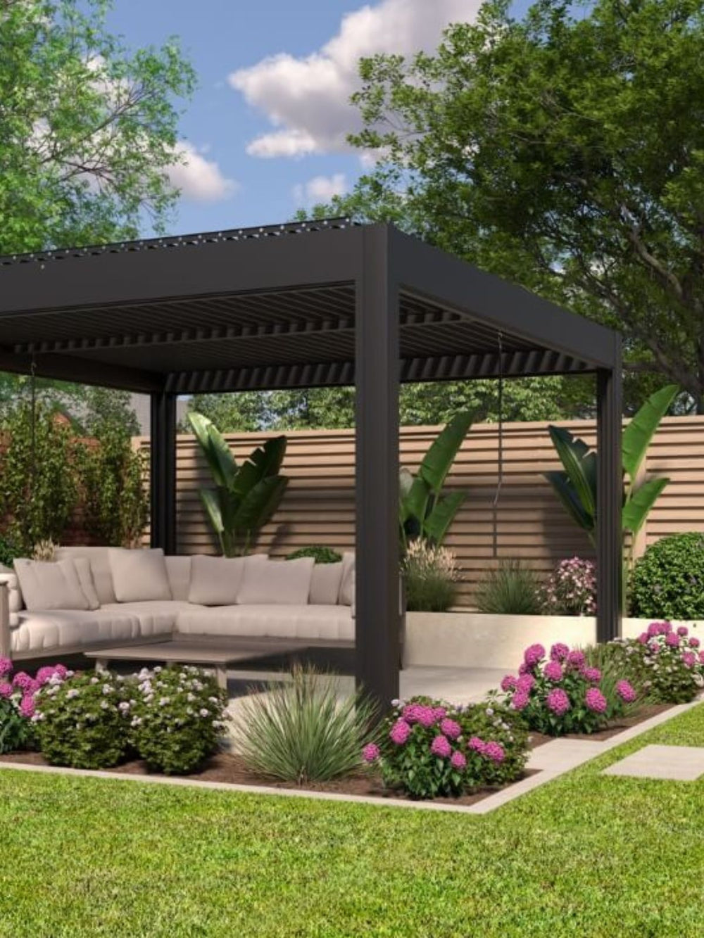 Stunning aluminium pergolas designed to elevate your garden space